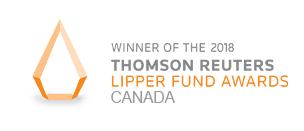 WINNER OF THE 2018 THOMSON REUTERS LIPPER FUND AWARDS CANADA